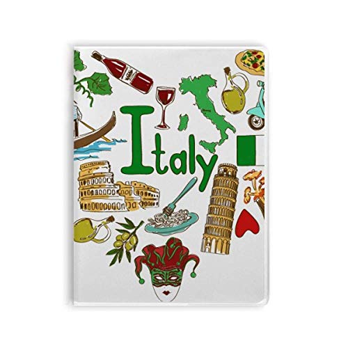 Carnet de notes ligné couverture souple motif cœur drapeau national pour bureau