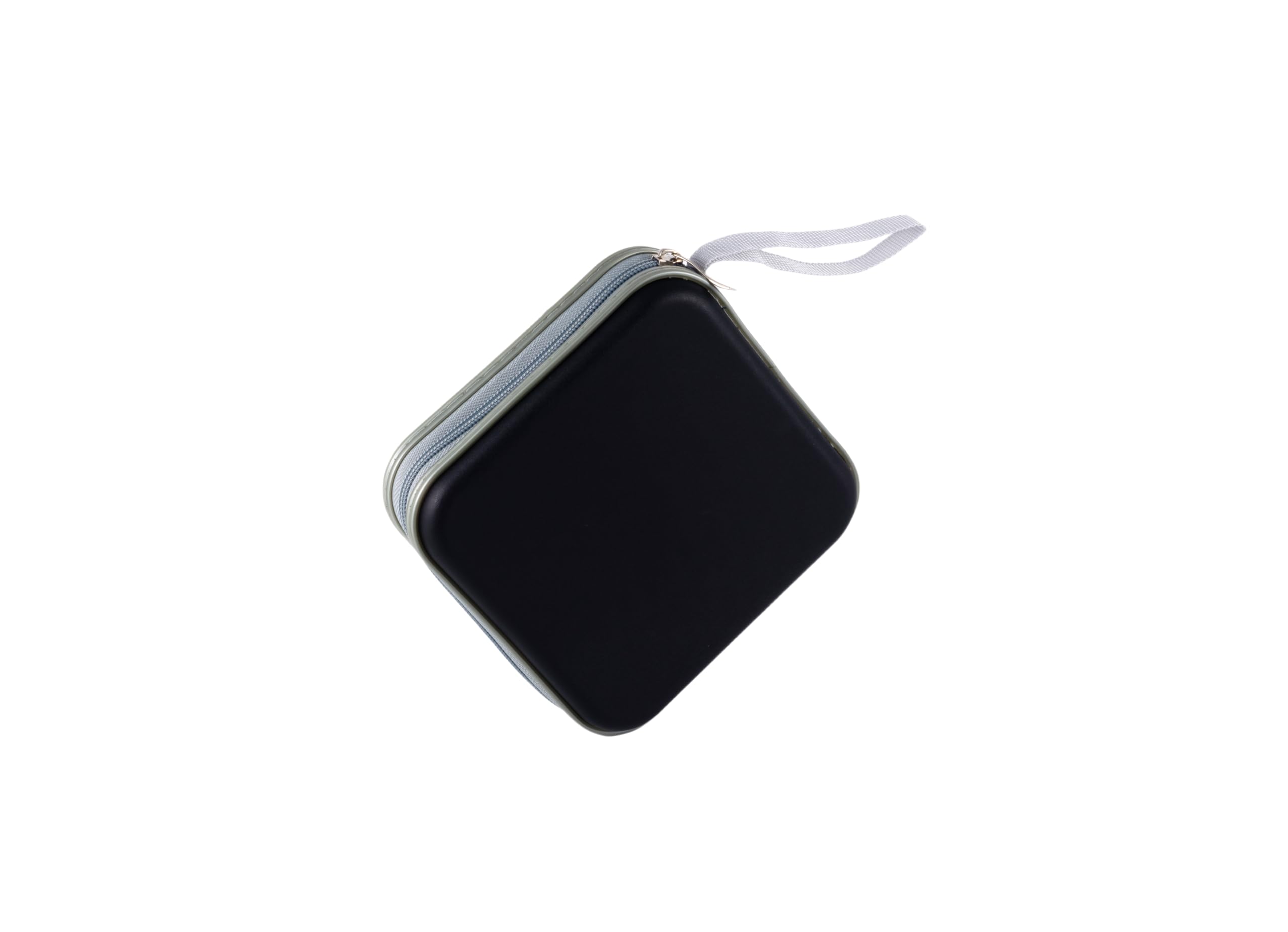 PiChiuPiChiu DVD Case, 32 Capacity CD Storage, Hard Plastic CD Holder for Car, Safe Disc Storage, Suitable for Home, Office,Classroom and Travelling (Black)