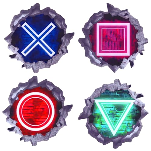 Pósters para Videojuegos 3D,Adhesivos para Gamers,Adhesivos de