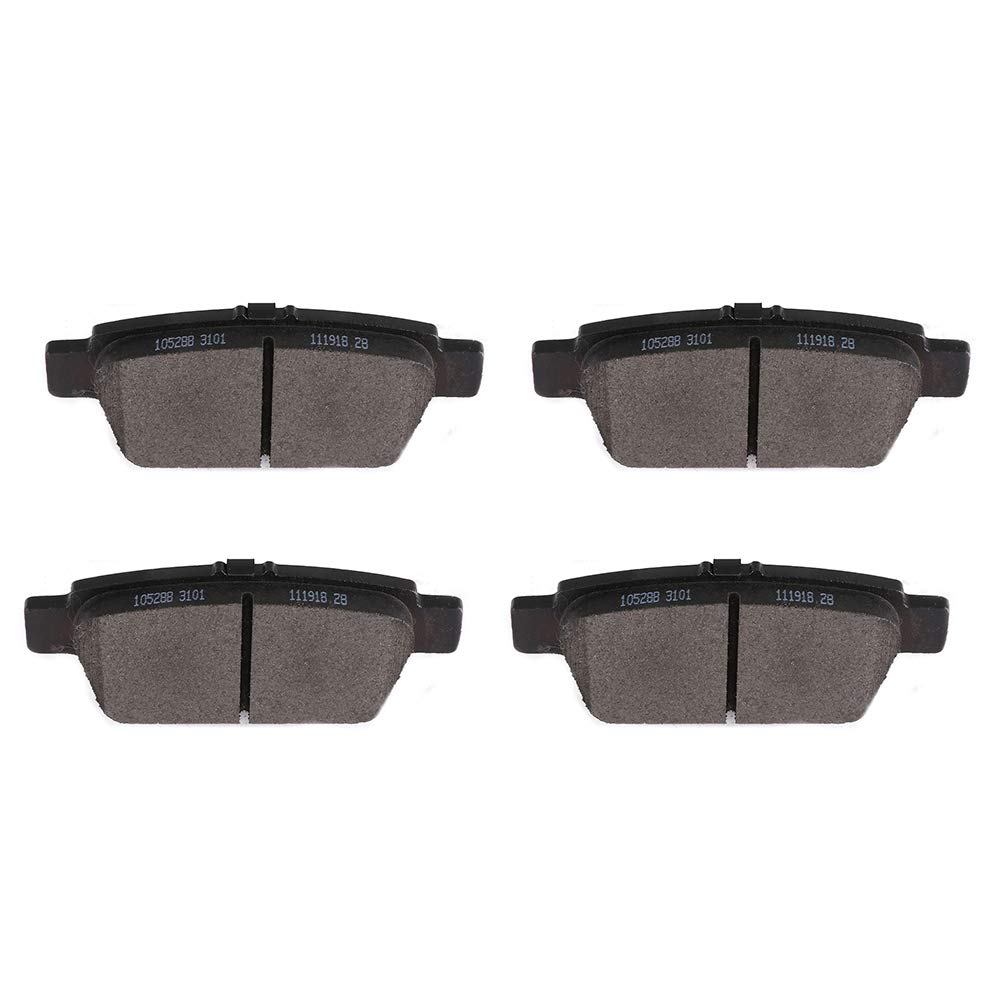 AutoShack Rear Ceramic Brake Pad Set Replacement for 2009-2014 Acura TL 2006 -2014 Honda Ridgeline 4-PC, Brake Pads - Canada