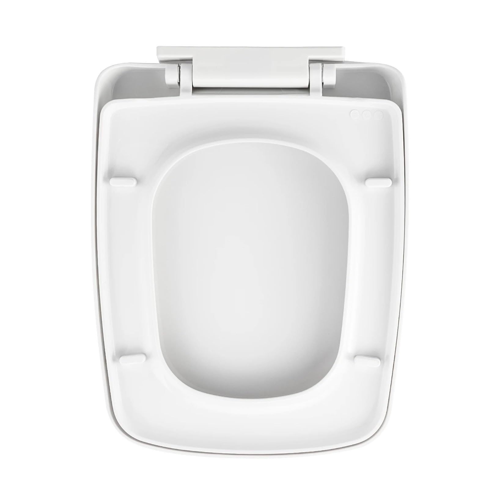 Asiento de inodoro, Thickened D-Shaped Toilet Seat