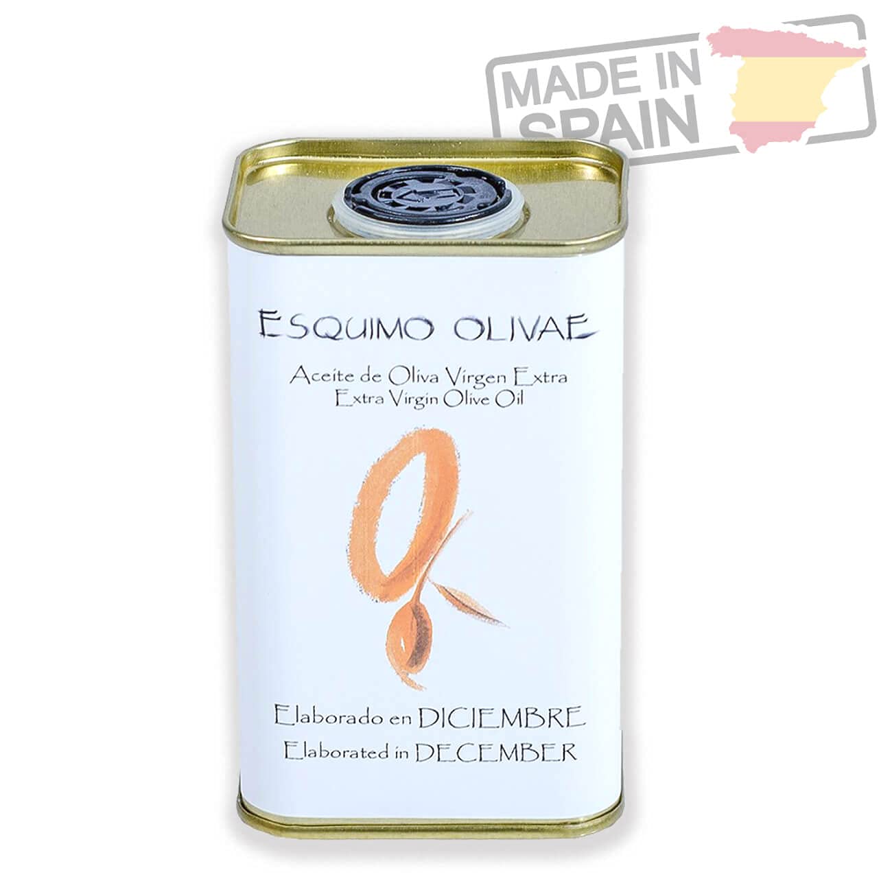 Esquimo Olivae Aceite de Oliva Virgen Extra Picual - Lata 250 ML: DICIEMBRE