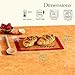 Kitzini Silicone Baking Mat Set. Non-Stick Silicone Mats for Baking. 3 Quarter BPA Free. Professional Grade Silicon Baking Sheet for Cookies, Macarons & Pastry