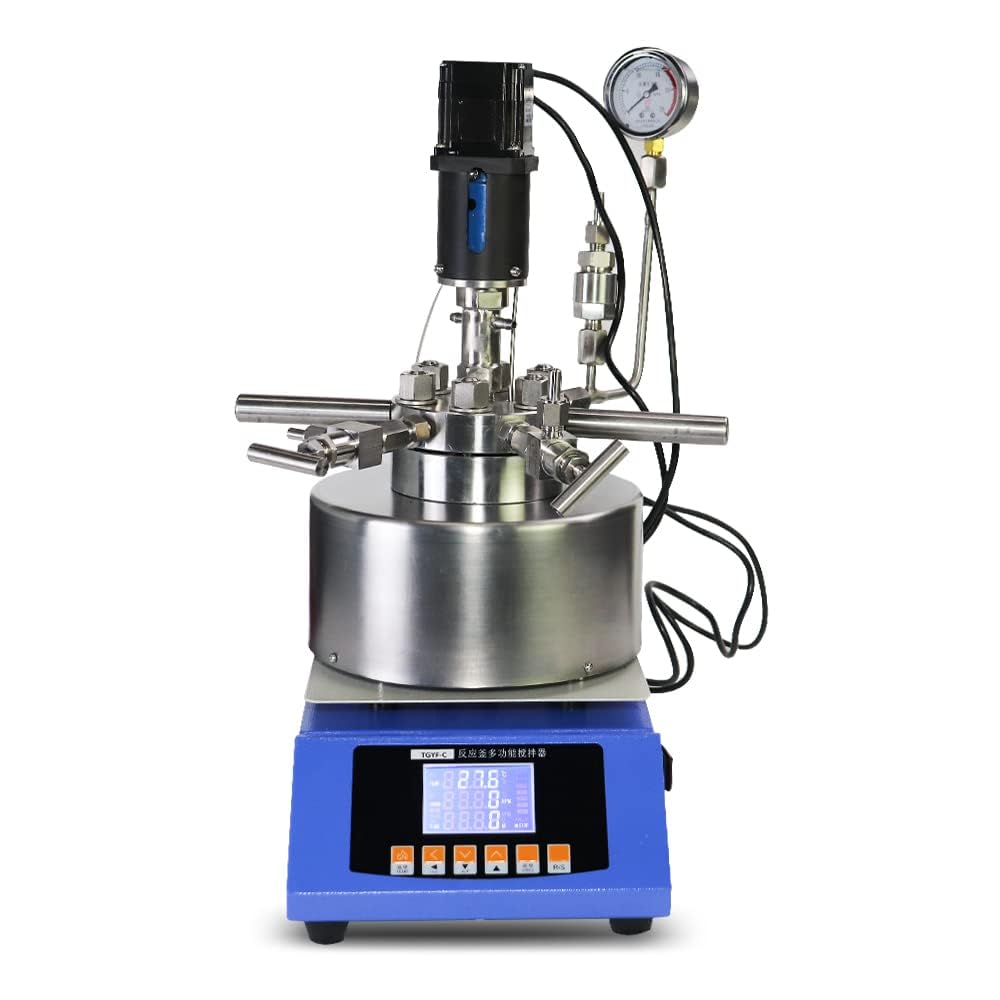 Autoclave de laboratorio de mesa de alta presión con agitador mecánico (100 ml)