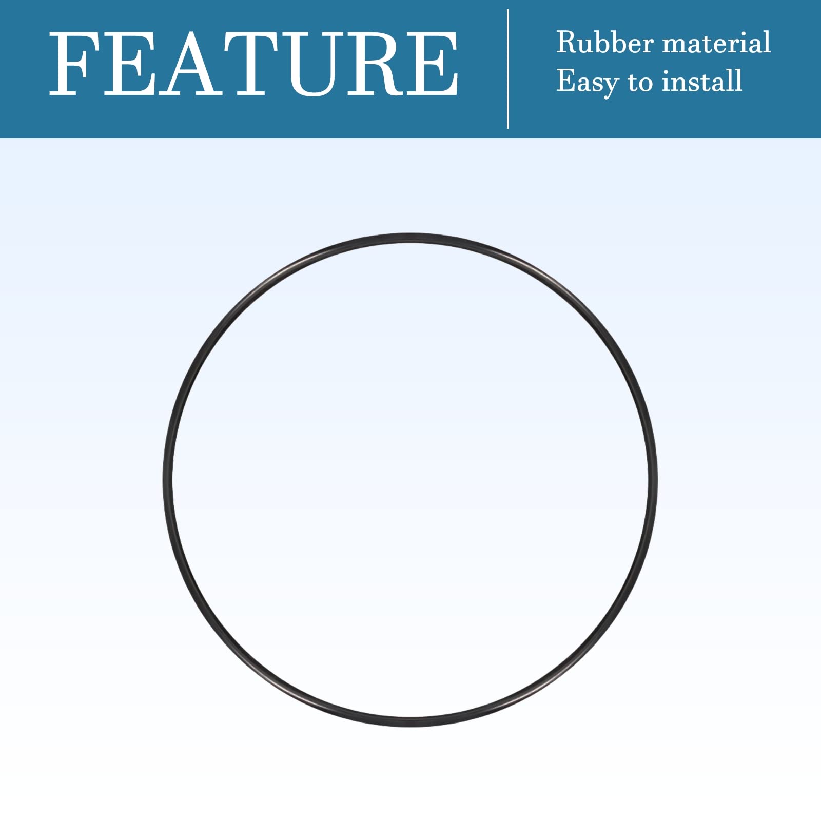 Guarnizioni O-Ring In Gomma Nitrile - 160mm Diametro, 5mm Spessore, Per Alta/Bassa Temperatura (-40&deg;C To 120&deg;C)
