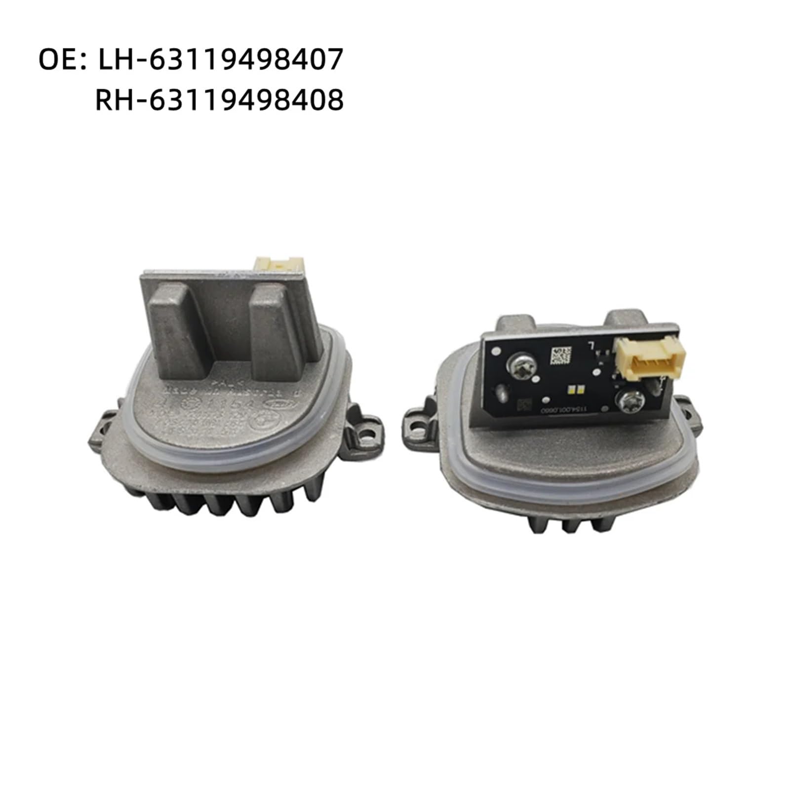 Nowy reflektor DRL moduł świateł dziennych LED Light OE #63119498407 63119498408 dla serii 7 G11 LCI G12 LCI 2019-(A Pair)