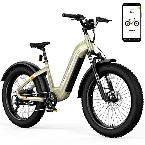 HovAlpha Torque Sensor E-Bike, 2000W Peak Motor, 48V 20Ah, 26x4 Fat Tires image 1