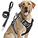 MerryBIY Imbracatura Cane, Pettorina per Cani con Guinzaglio Regolabile Non Tirare Cablaggio del Cane Riflettente Dog Harness Morbido Vest per Piccolo Medio Grande Cane Formazione Passeggio