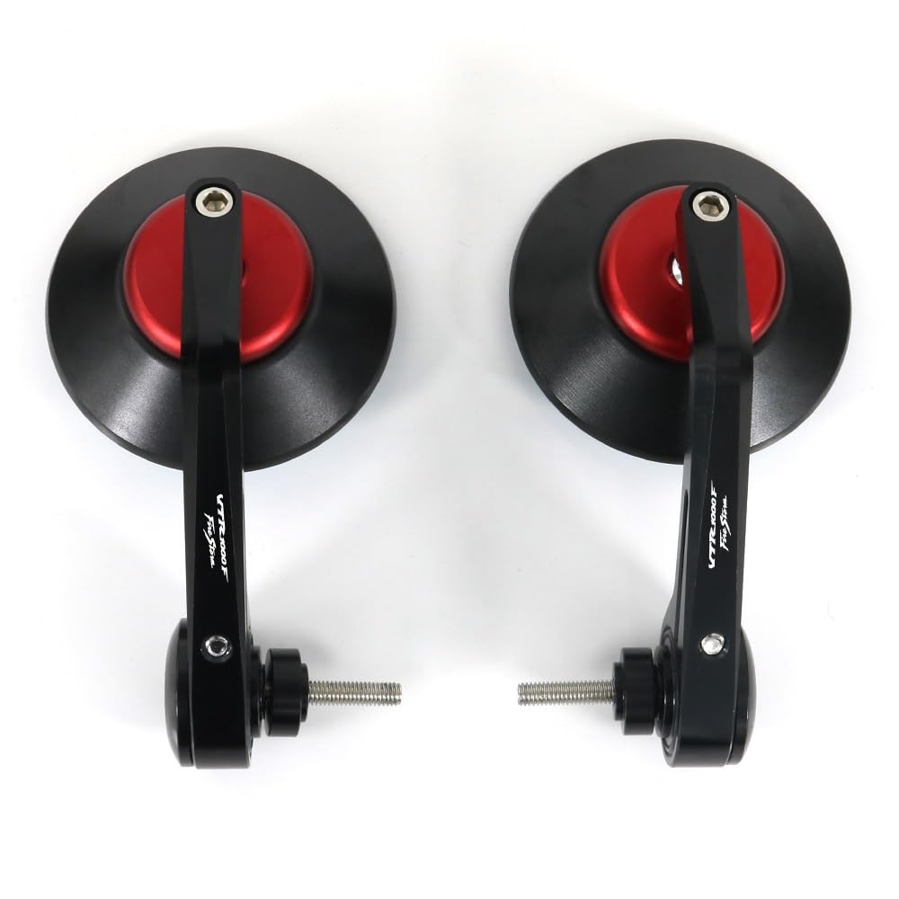 Rétroviseurs de guidon Honda VTR 1000 RC51 rouge pour Cafe Racer 2000-2006