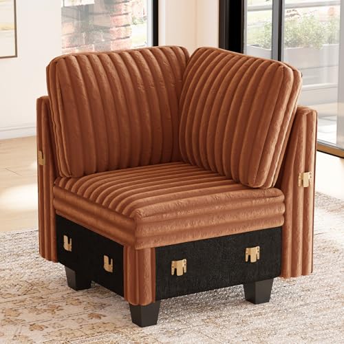 Belffin Corduroy Corner Seat for Modular Sofa Sectional Couches for