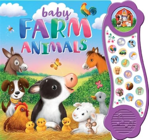 Mega Sounds: Baby Farm Animals (ENGLISH EDUCATIONAL BOOKS)