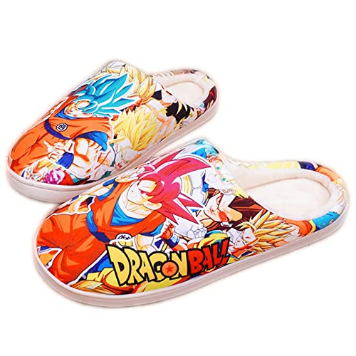 Pantuflas para hombre Zapatillas cálidas, Zapatos para interiores y exteriores con Cosplay de Anime...