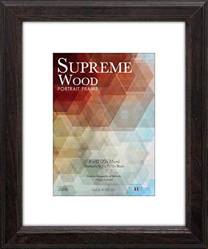 Timeless Frames 30,5 x 40,6 cm Fits 22,9 x 30,5 cm Photo Supreme Solid Wood Wall Frame, Legno, Espresso, 14x18