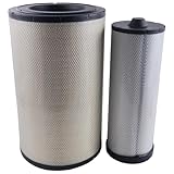 FridayParts Air Filter HXE11090 HXE11091 Compatible for John Deere Engine 6068 6090 6135 Tractor