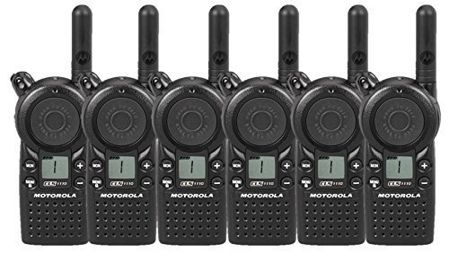 Motorola Cls1110 Professional Uhf Two-Way Radio Walkie Talkie (6-Pack) #TOP28