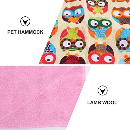 ULTECHNOVO Pequena Gaiola para Animais de Estimação Cama de Pelúcia Macia para Animais de Estimação