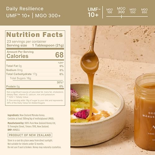 Manuka Honey Organic UMF 10+ 17.6 oz miniatura 2