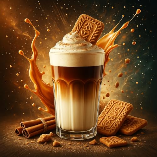 SpecuLatte - Latte macchiato de galleta speculoos Aroma Concentrado - Vegano - Sasami - 10ml