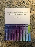 Management Information Systems for University of Cinncinatti 1118462378 Book Cover