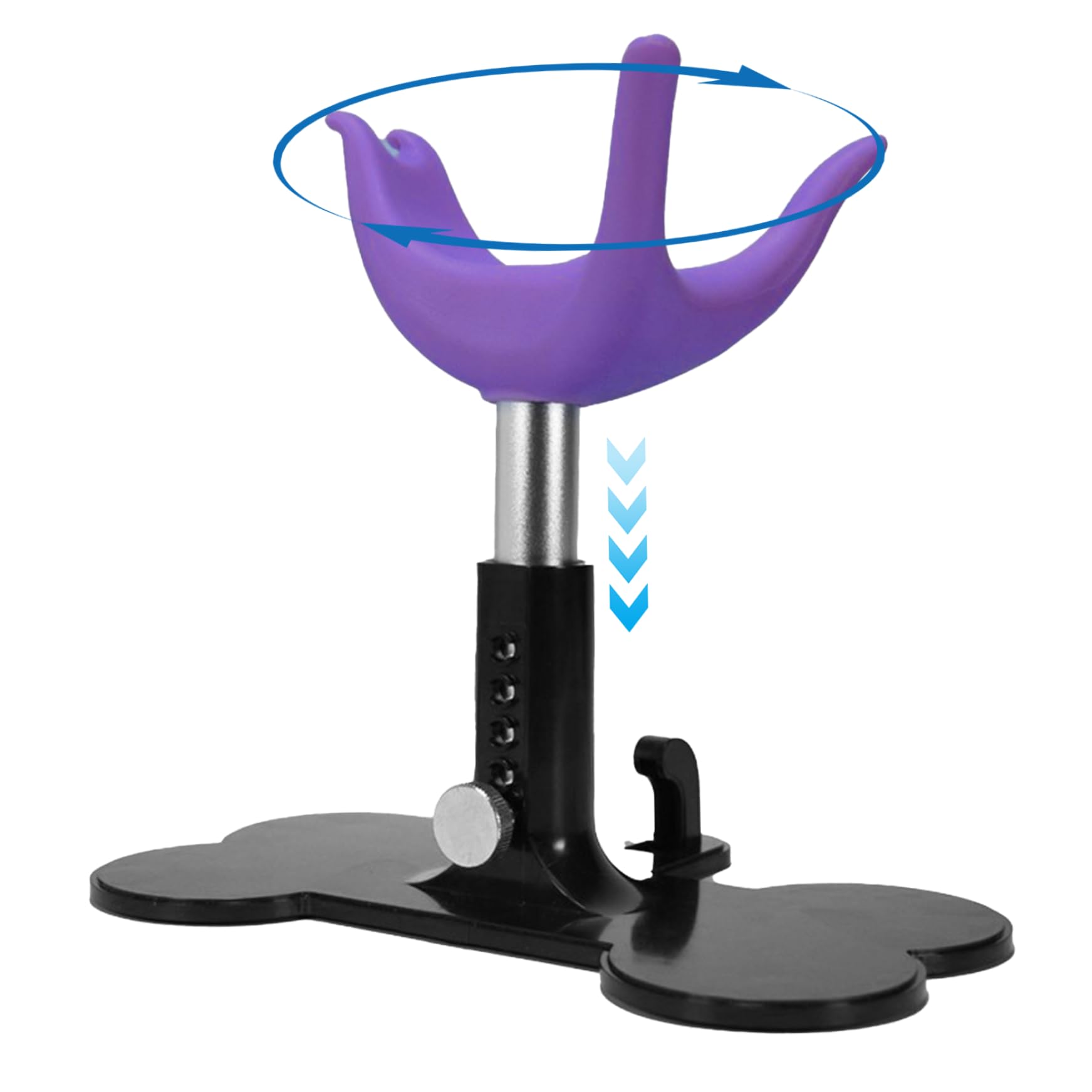 Comebachome Dog Grooming Stand 5.7"-7.3" Adjustable Dog Stand for Grooming Keeps Pet Standing Up for Bathing Trimming, Purple, Decor