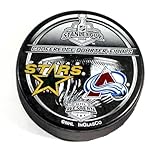 2006 Stanley Cup Western Conference Quarter-Finals Stars vs Avalanche Puck - Hockey Cards