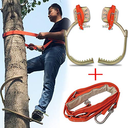 Preisvergleich Produktbild GBHJJ Klettern BäUme Artefakt, Edelstahl Klettern rutschfest Baumsteigeisen, FußSchnalle Eines Elektrikers, Langlebig, Rostschutz, VerschleißFest, Leicht zu PflüCkende FrüChte,400Model