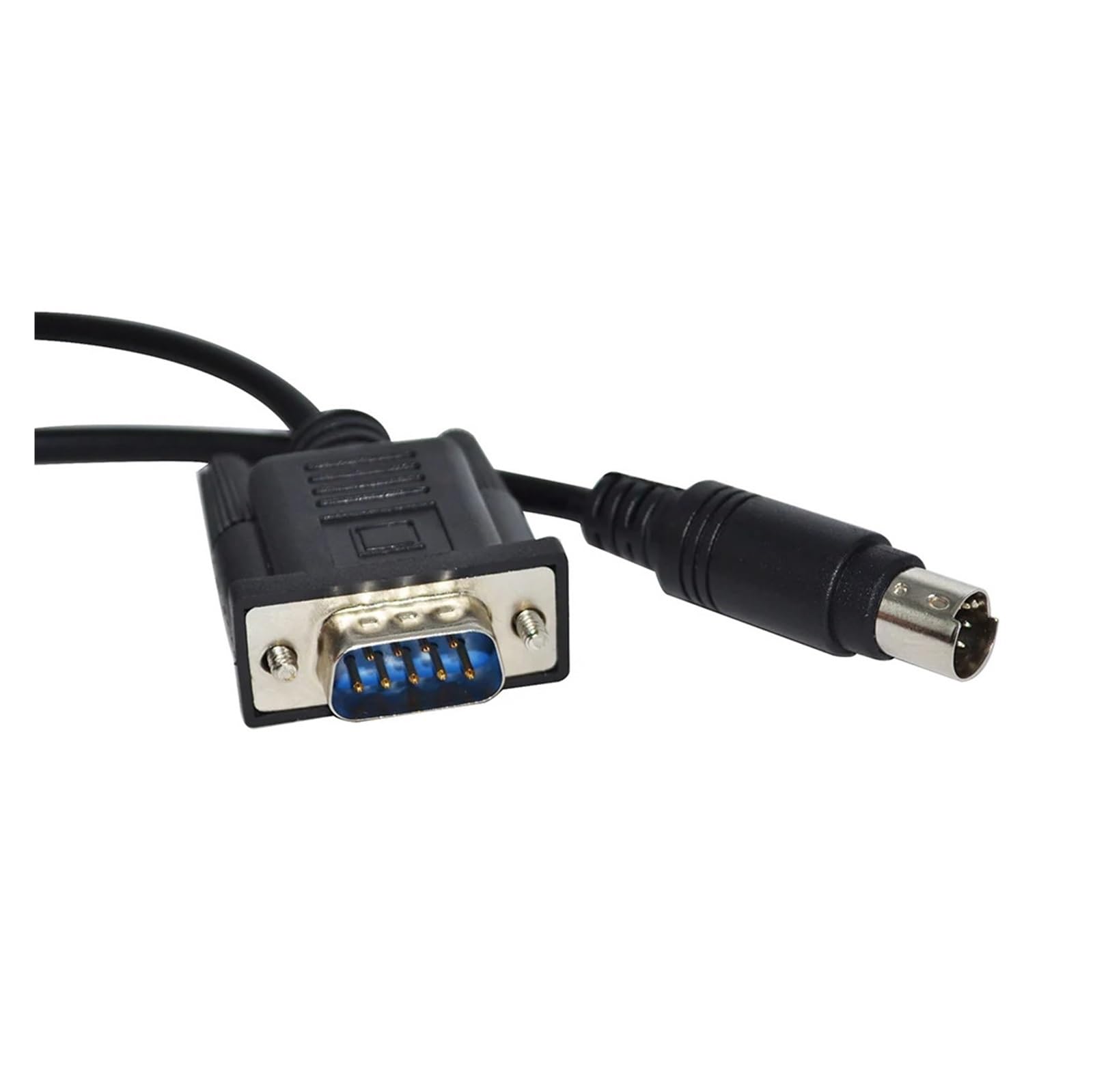 AJOHBM RS422 INTERFACE DB9 D-SUB 9PIN TO MINI DIN 8P MD8 MALE OPERATING UNIT CONNECT TO MITS~BISHI ELECTRIC PLC 6XV1440-2P CABLE (Size : 1.8M, Color : DB9 M TO MD8)
