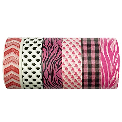 Allydrew Girl Power Washi Tapes Decorative Masking Tapes (AD87), Set of 6