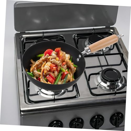 Sartén Wok Pequeña de Hierro Forjado con Tapa miniatura 2