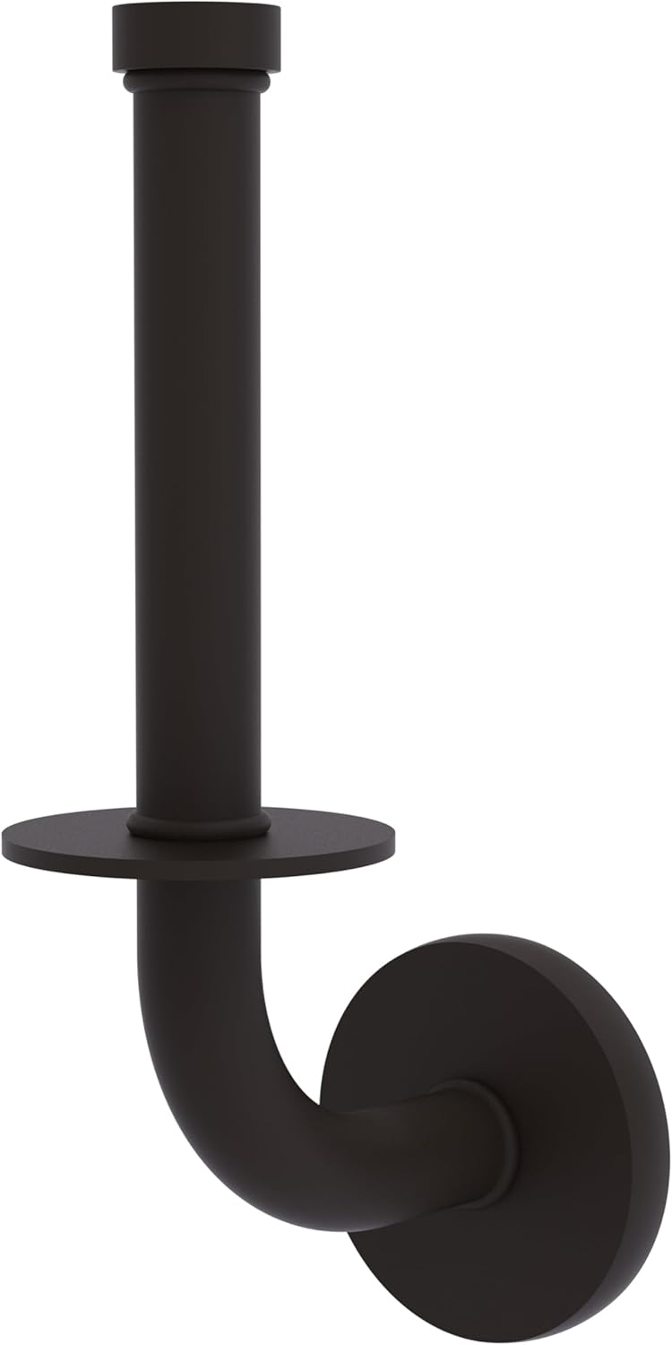 Allied Brass RM-24U-ORB Remi Collection Upright Toilet Tissue Holder, Oil Rubbed Bronze