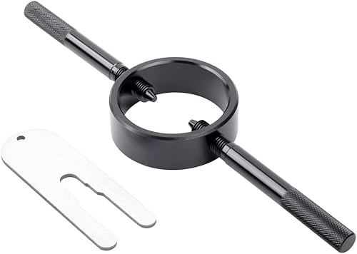 RCRBT Kit de herramientas de compresor de resorte de horquilla para motocicleta (llave de pasador radial y herramienta de sujeción de varilla de