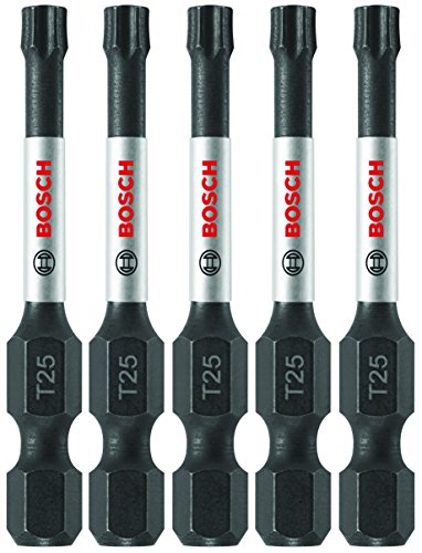 Bosch ITT25205 5 Pc. 2 In. Torx #25 Impact Tough Screwdriving Bit