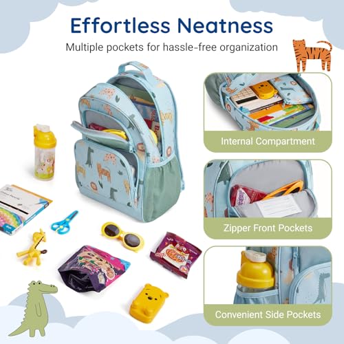 Image of mommore Kids Backpack Set Kindergarten School Bookbag for Boys Girls