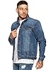 Enzo EZJ391 Mens Denim MSW Jacket L #3