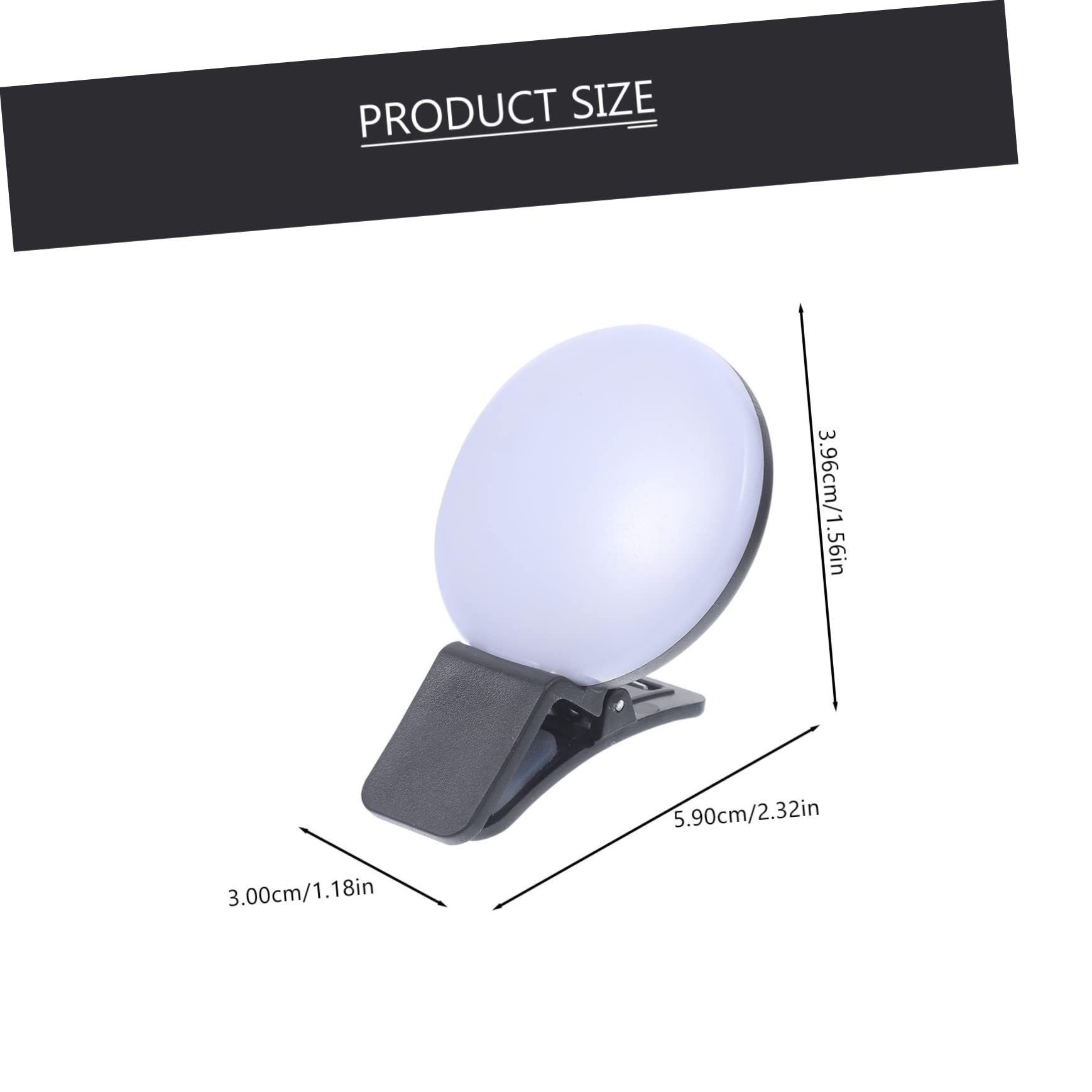 TEHAUX Selfie Fill Light 4 Pack Rechargeable Nurse Light Clip on for Nurses for Women