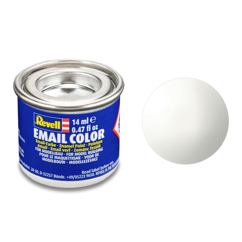 Revell 14ml Email Color Enamel Paint (Whiteglossy Finish)