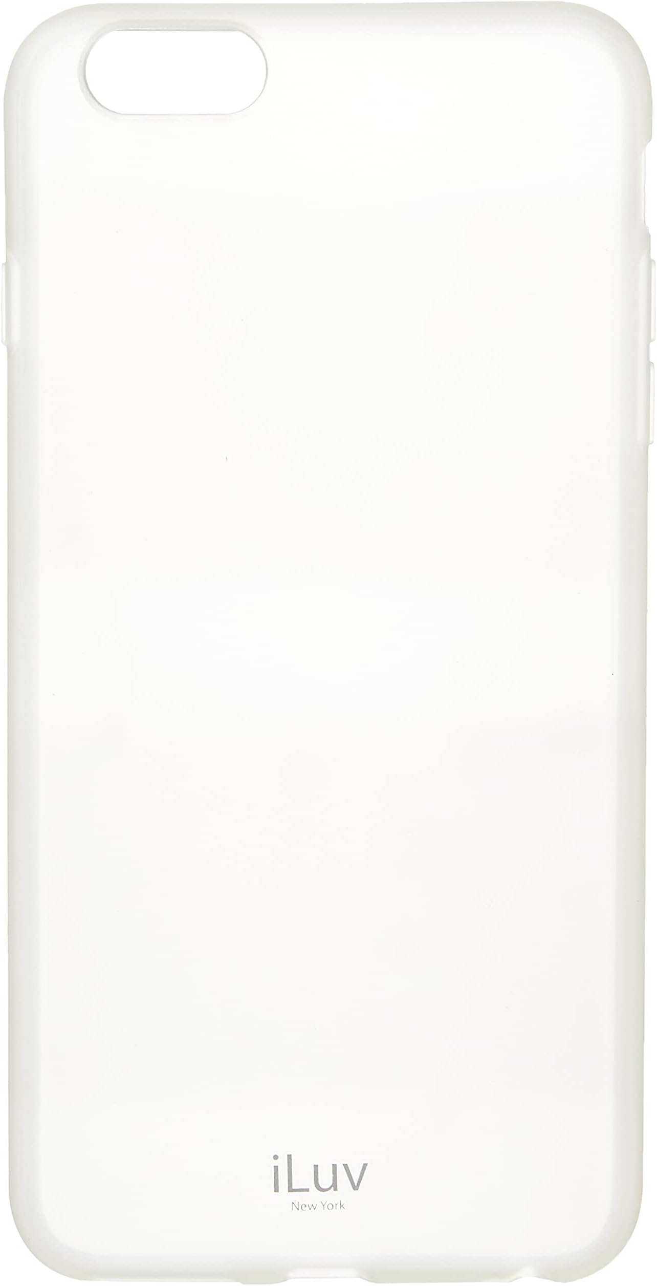 iLuv Soft Flexible Lightweight Protective Case with Semi-Transparent Back, Form-Fitting Construction, Slim Design, and Access To All Ports And Controls For iPhone 6 Plus/6s Plus (Black)