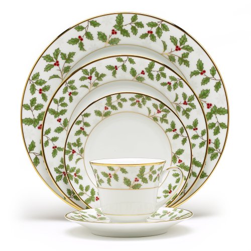 Noritake Holly & Berry Gold 5-Piece Place Setting