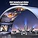 [Netflix-Licensed & 4K Support & Auto Focus]- Smart Projector with WiFi 6 and 2-Way Bluetooth, Dolby Audio/ Auto Keystone/Zoom,360°Adjustable Stand, iWIMIUS Mini Portable Outdoor Proyector w/ HDMI ARC