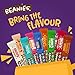 Beanies Flavoured Instant Coffee Sachets Pick Any 4 Boxes (Each Box 25 Sticks, Total 100 Sticks) from Creamy Caramel, Double Chocolate, Irish Cream, Nutty Hazelnut, Very Vanilla, Caramel Popcorn, etc