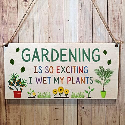 Red Ocean Gardening So Exciting I Wet My Plants! Funny Wetting Pants