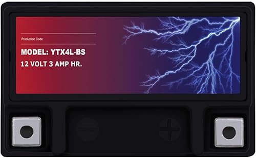 Miniatura 8 de Mighty Max Battery YTX4L-BS - Batería de repuesto de 12 V y 3 Ah compatible con Power-Sonic PTX4L-BS - Paquete de 10