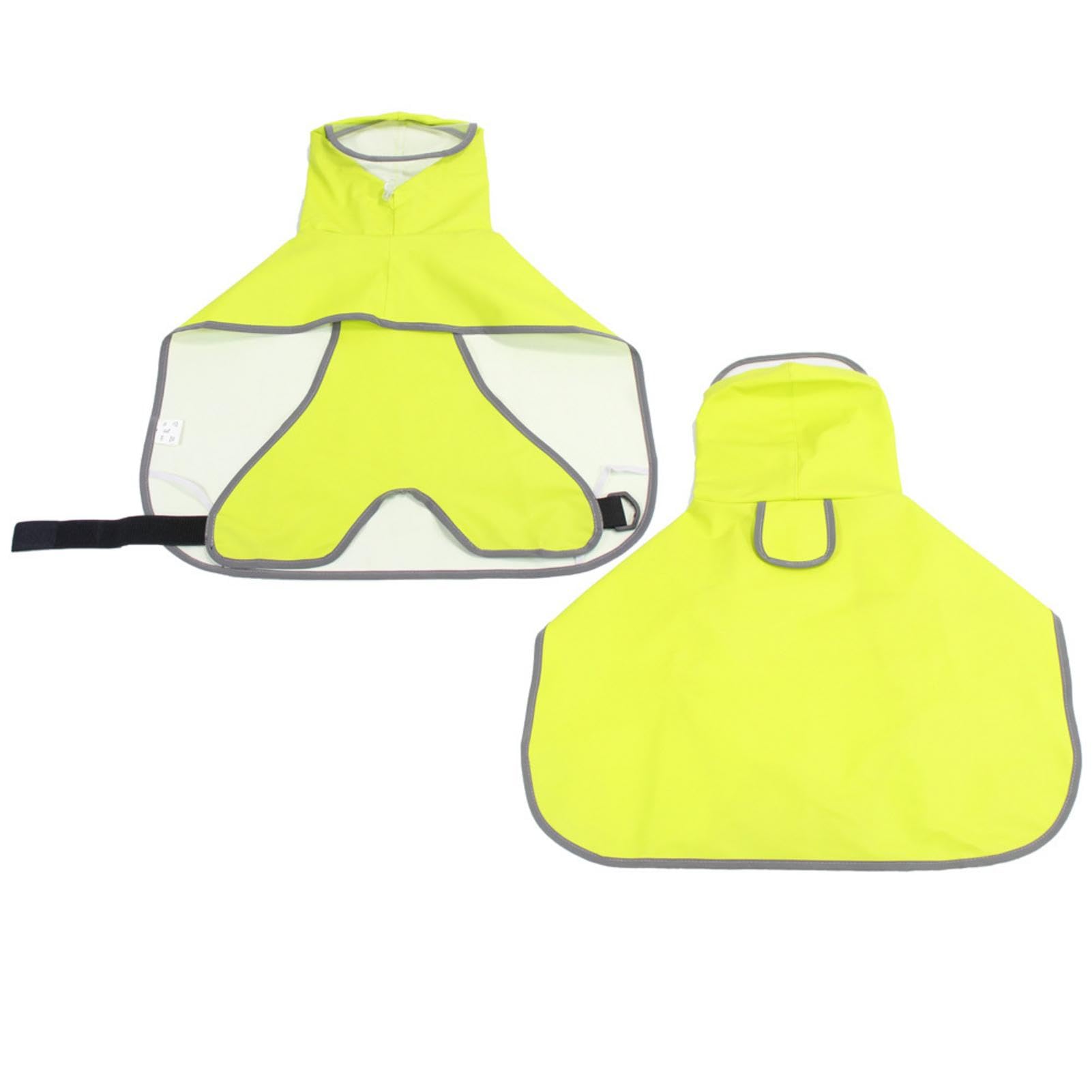 Impermeabile per Animali Domestici Impermeabile per Animali Domestici Impermeabile per Cucciolo | Abbigliamento Riflettente per Animali Domestici con Fori di Corda, Impermeabile per Cucciolo