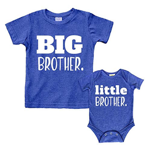 Image of Big Brother Little Brother Shirts Matching Outfits Sibling Gifts Baby Set