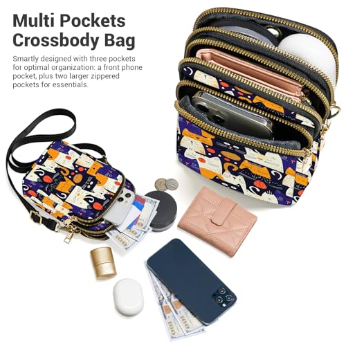 Image of YINHEXI Small Crossbody Bags for Women, Mini Cell Phone Wallet Purse, Shoulder Bag for Women and Men