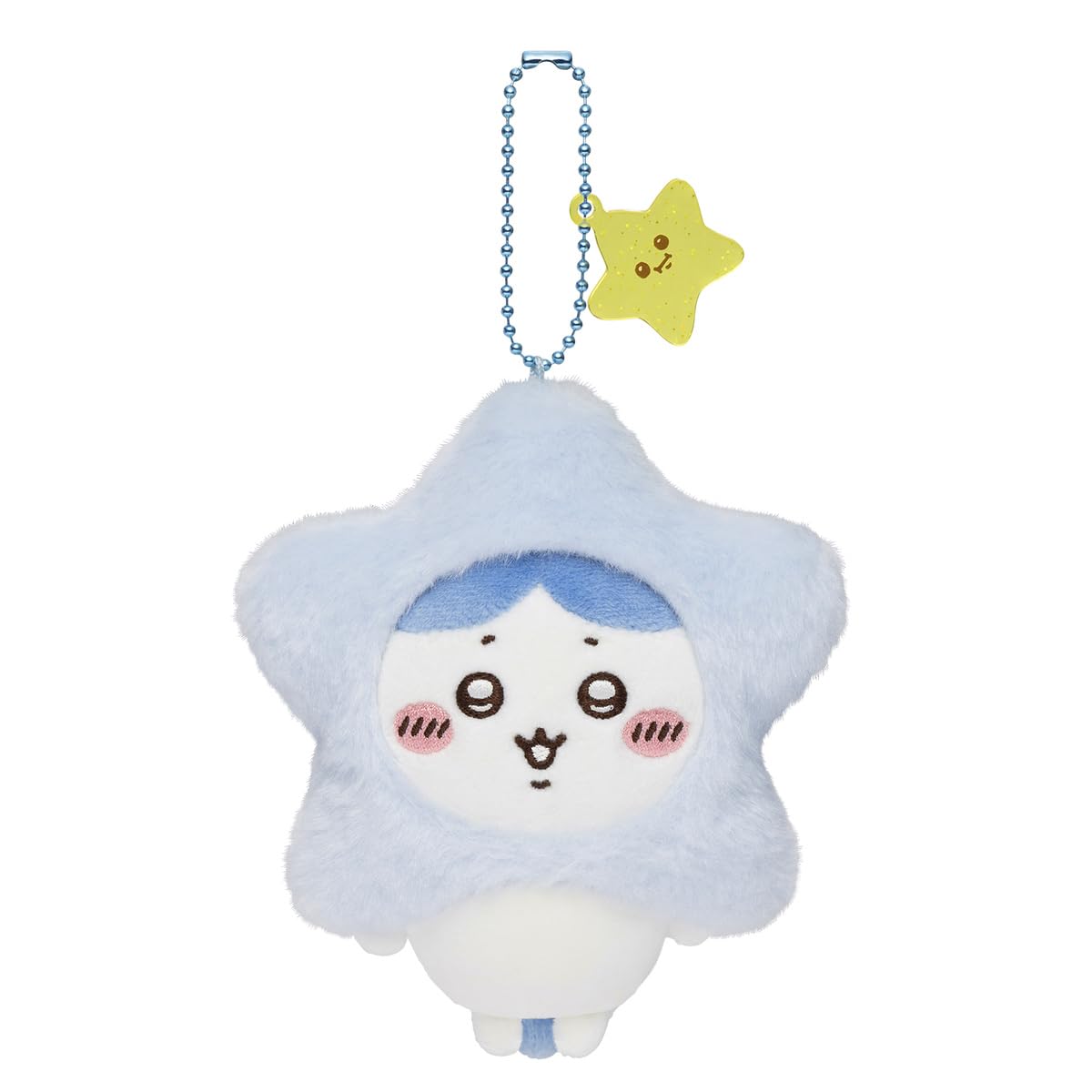 Chiikawa Starry Wish Plush Mascot Bigeye Thresher Ball Chain Japan
