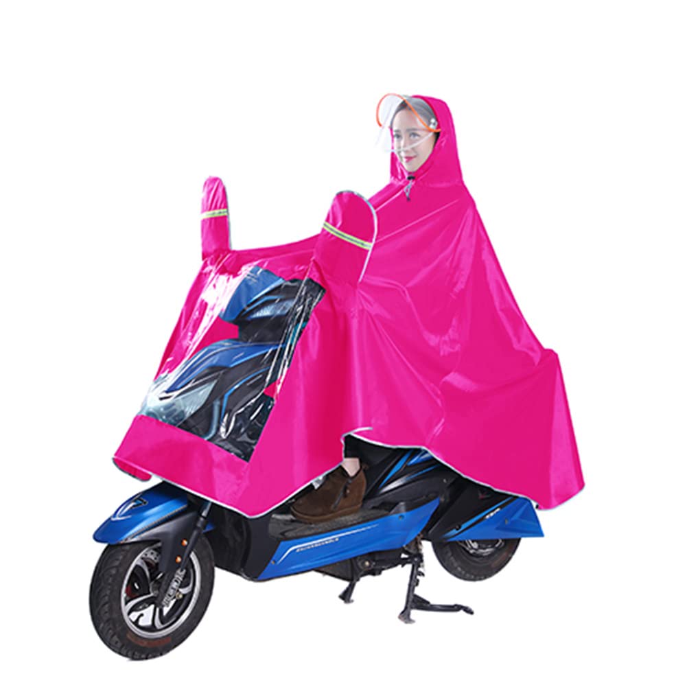 Alturn Roze Mobility Scooter Rain Cape,Rain Coat,Cycling Raincoatwaterproof Raincoat Multifunction Outdoors Bike/Motorcycle/Scooter Rain Poncho Hoodie Raincoat Cape