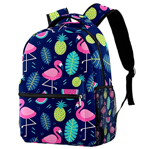 Sac à dos voyage flamant rose pour étudiant actif et randonnée