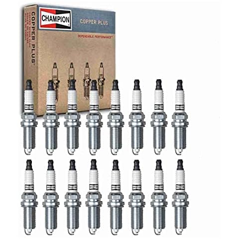 16 pc Champion Copper Plus Spark Plugs for Ram 1500 V8 Cover