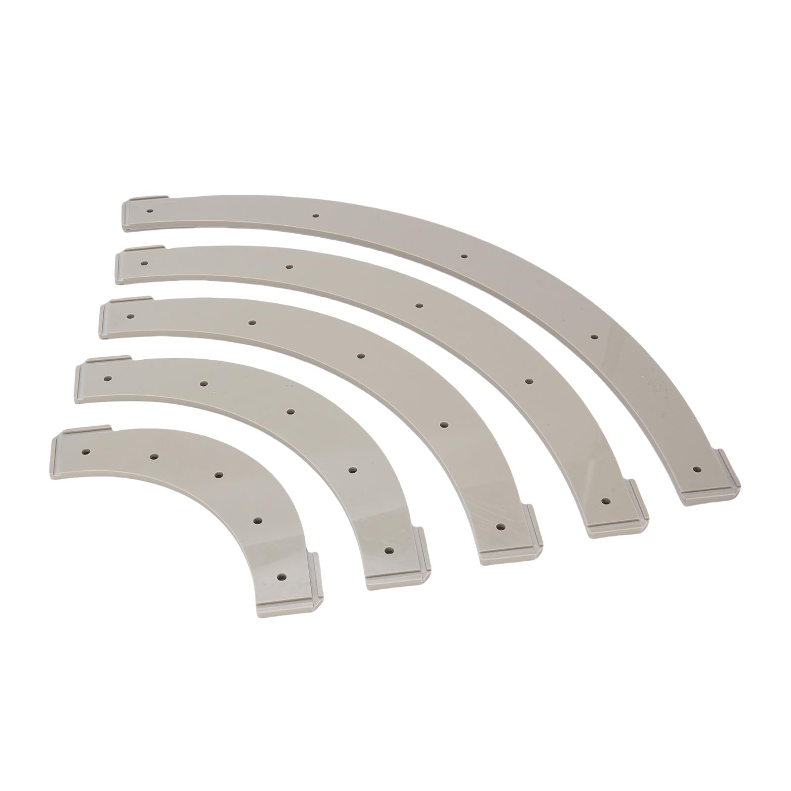 Generic Set di Modelli per Raggio D'angolo Arrotondato, per Fresatrice in Plastica Resistente per Artigiani della Lavorazione del Legno, 5 Pezzi